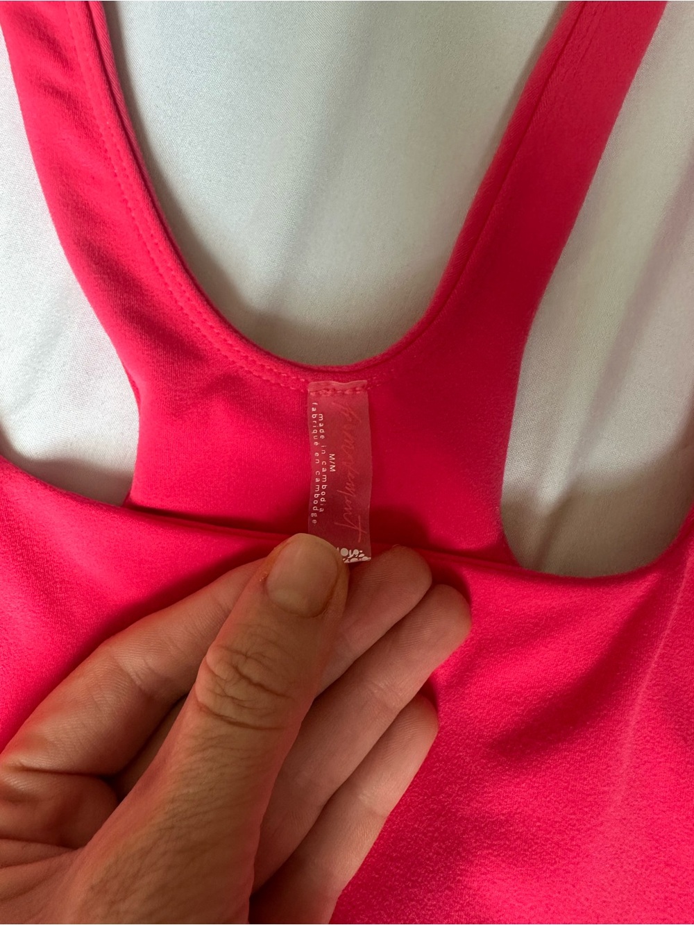 FP Movement Electric Sunset Sports Bra (M) & High-Waist Shorts (L) Set - Picture 3 of 5
